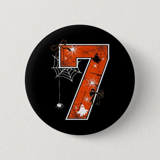 Grappige 67 Zes Zeven Meme Koppel Matching Hallowe Ronde Button 5,7 Cm (Voorkant)