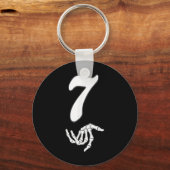 Grappige 67 Zes Zeven Meme Koppel Matching Hallowe Sleutelhanger (Voorkant)