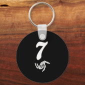 Grappige 67 Zes Zeven Meme Koppel Matching Hallowe Sleutelhanger (Voorkant)