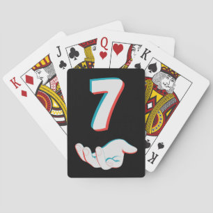 Grappige 67 Zes Zeven Meme Koppel Matching Pokerkaarten