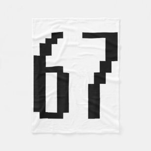 Grappige 67 Zes Zeven Meme Koppel Matching Retro A Fleece Deken