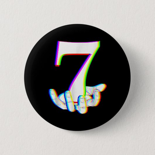 Grappige 67 Zes Zeven Meme Koppel Overeenkomende H Ronde Button 5,7 Cm (Voorkant)