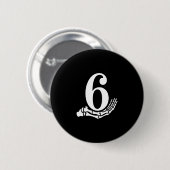 Grappige 67 Zes Zeven Meme Koppel Overeenkomstige Ronde Button 5,7 Cm (Voorkant /achterkant)