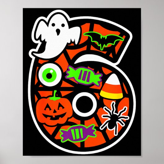Grappige 67 Zes Zeven Meme Koppel Passende Hallowe Poster (Voorkant)