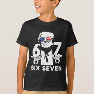 Grappige 67 Zes Zeven Trump Mop T-shirt