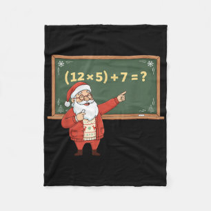 Grappige 67 Zes Zeven Wiskunde Leraren Kerst Meme  Fleece Deken