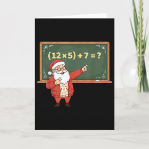 Grappige 67 Zes Zeven Wiskunde Leraren Kerst Meme  Kaart