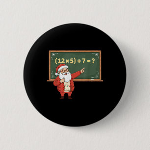 Grappige 67 Zes Zeven Wiskundeleraar Kerst Meme Ve Ronde Button 5,7 Cm
