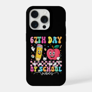 Grappige 67e Dag Van School Stemmingen Leraar Stud iPhone 15 Pro Case