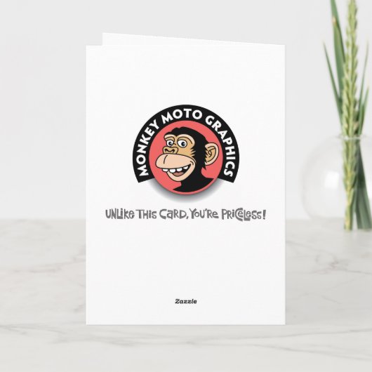 Grappige 67e verjaardag groet kaart (Achterkant)