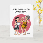 Grappige 69ste Verjaardag Kaart (Gele Bloem)