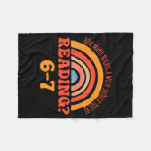 Grappige 6-7 Englieacher 67 Meme Lezen Fleece Deken (Voorkant (Horizontaal))
