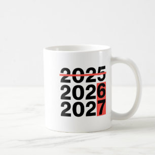 Grappige 6 7 Feest Gelukkig Nieuwjaar 2026 2027 67 Koffiemok