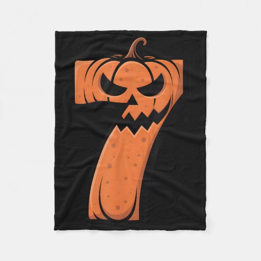 Grappige 6 7 Halloween Kostuum Meme 67 Halloween Fleece Deken (Voorkant)