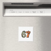 Grappige 6 7 Halloween Kostuum Meme 67 Halloween _ Magneet (Insitu (Vaatwasser))