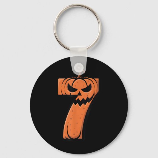 Grappige 6 7 Halloween Kostuum Meme 67 Halloween Sleutelhanger (Voorkant)