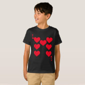 Grappige 6 7 Harten Overeenkomen 67 Meme Koppel Va T-shirt (Voorkant volledig)