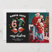 Grappige 6-7 Meme 67 Kerst Foto Feestdagenkaart (Voorkant)