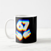 Grappige 6 7 Meme Gen Alpha Sla Jargon Zes Zeven E Koffiemok (Links)