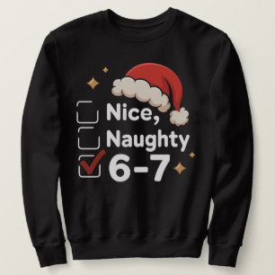 Grappige 6 7 Meme Leuk Stout 67 Kerst Brain Rot Trui
