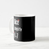 Grappige 6-7 Meme Leuk Stout 67 Kerstmis Brain Rot Koffiemok (Voorkant links)