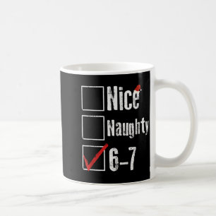 Grappige 6-7 Meme Leuk Stout 67 Kerstmis Brain Rot Koffiemok