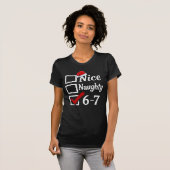 Grappige 6-7 Meme Leuk Stout 67 Kerstmis Hersenrot T-shirt (Voorkant volledig)