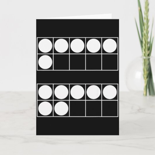 Grappige 6 7 Nummer Leraren Studenten Zes Zeven Me Kaart (Voorkant)