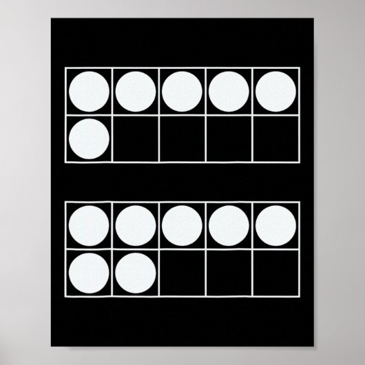 Grappige 6 7 Nummer Wiskunde Leraren Studenten Zes Poster (Voorkant)