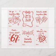 Grappige 6 7 Valentijnskaarten voor de klas