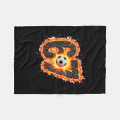 Grappige 6 7 Zes Zeven 67 Voetbal Meme Fleece Deken (Voorkant (Horizontaal))