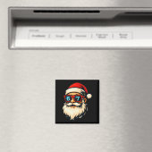 Grappige 6 7 Zes Zeven Meme Kerstman Gezicht Kerst Magneet (Insitu (Vaatwasser))
