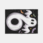 Grappige 6 Geest Meme Halloween Kostuum Matching D Fleece Deken (Voorkant (Horizontaal))