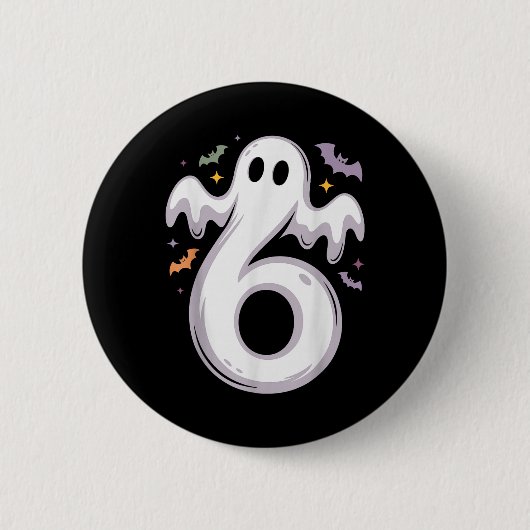 Grappige 6 Geest Meme Halloween Kostuum Matching D Ronde Button 5,7 Cm (Voorkant)
