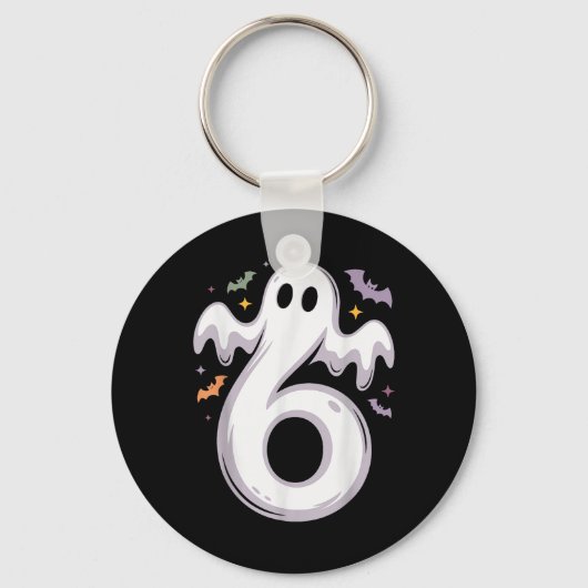 Grappige 6 Geest Meme Halloween Kostuum Matching D Sleutelhanger (Voorkant)