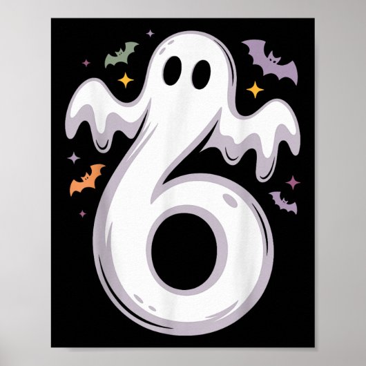 Grappige 6 Ghost Meme Halloween Kostuum Matching D Poster (Voorkant)