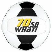 Grappige 70 dus wat Quote 70ste verjaardag Voetbal (Voorkant)