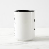 Grappige 70e verjaardag gepersonaliseerde mok - le (Midden)