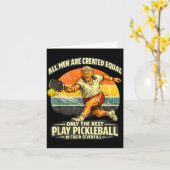 Grappige 70e verjaardag pickleball speler 70 jaar kaart (Gele Bloem)