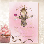 Grappige 70th Blush Gold 70 en Fabulous Birthday Kaart<br><div class="desc">Is iemand speciaal die 70 wordt die je wilt vieren? Deze 70 en Still Fabulous uitnodiging zet het thema om haar te toosten op haar grote dag. Pas aan met haar naam of wijzig zelfs het jaar ...  U kunt alle tekst wijzigen om uw feest aan te vullen!!!</div>