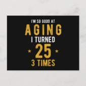 Grappige 75e verjaardag cadeau tekst briefkaart (Voorkant)