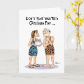 Grappige 76ste verjaardag kaart (Gele Bloem)