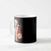 Grappige 7-6 6-7 George Washington Sinterklaas 67 Koffiemok (Voorkant links)