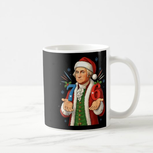 Grappige 7-6 6-7 George Washington Sinterklaas 67 Koffiemok (Rechts)