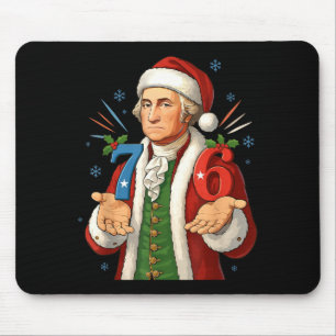 Grappige 7-6 6-7 George Washington Sinterklaas 67 Muismat