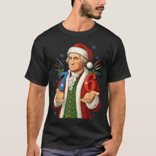 Grappige 7-6 6-7 George Washington Sinterklaas 67 T-shirt