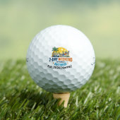 Grappige 7-daagse weekend officieel gepensioneerde golfballen (Insitu Shirt)
