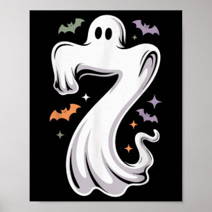 Grappige 7 Geest Meme Halloween Kostuum Matching D Poster