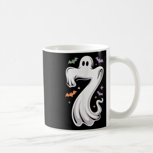 Grappige 7 Ghost Meme Halloween Kostuum Matching D Koffiemok (Rechts)