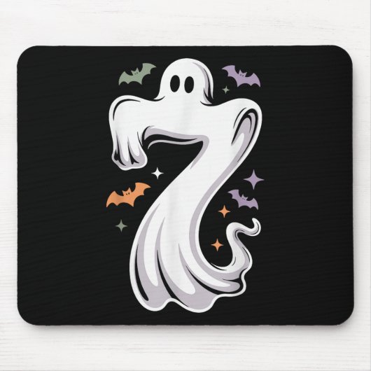 Grappige 7 Ghost Meme Halloween Kostuum Matching D Muismat (Voorkant)